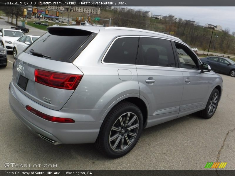 Florett Silver Metallic / Black 2017 Audi Q7 3.0T quattro Premium Plus