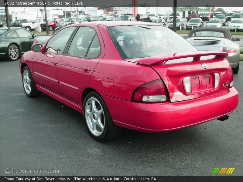 Aztec Red / Lava 2002 Nissan Sentra SE-R