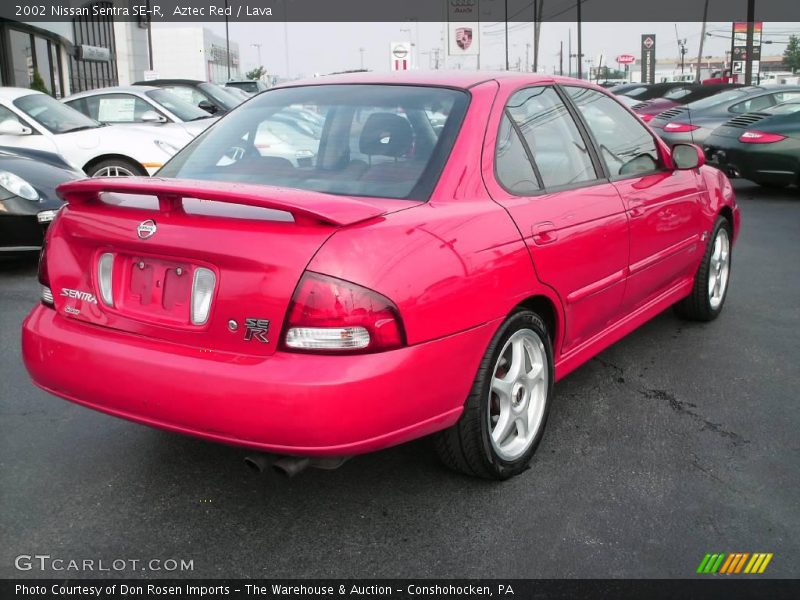 Aztec Red / Lava 2002 Nissan Sentra SE-R