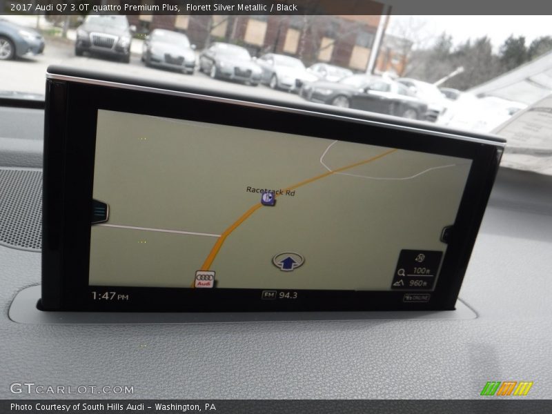 Florett Silver Metallic / Black 2017 Audi Q7 3.0T quattro Premium Plus