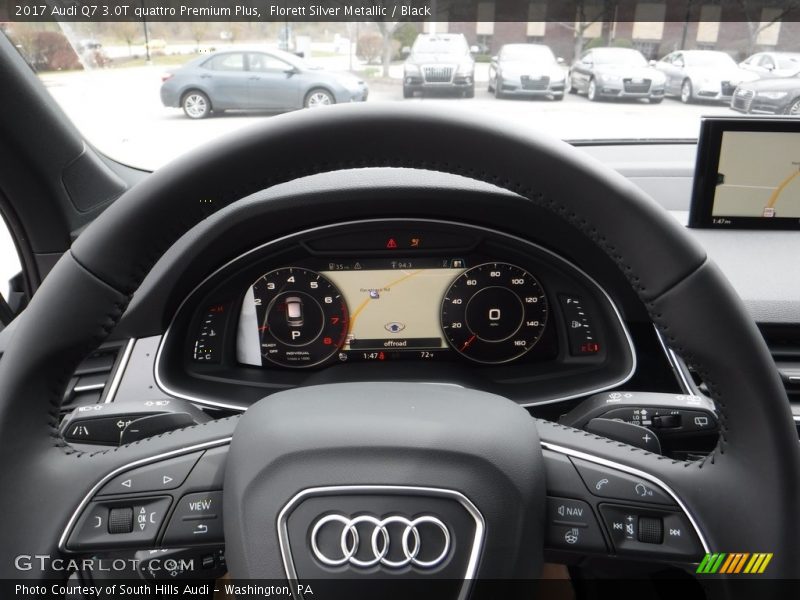 Florett Silver Metallic / Black 2017 Audi Q7 3.0T quattro Premium Plus