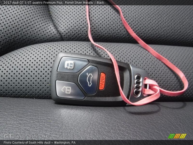 Florett Silver Metallic / Black 2017 Audi Q7 3.0T quattro Premium Plus