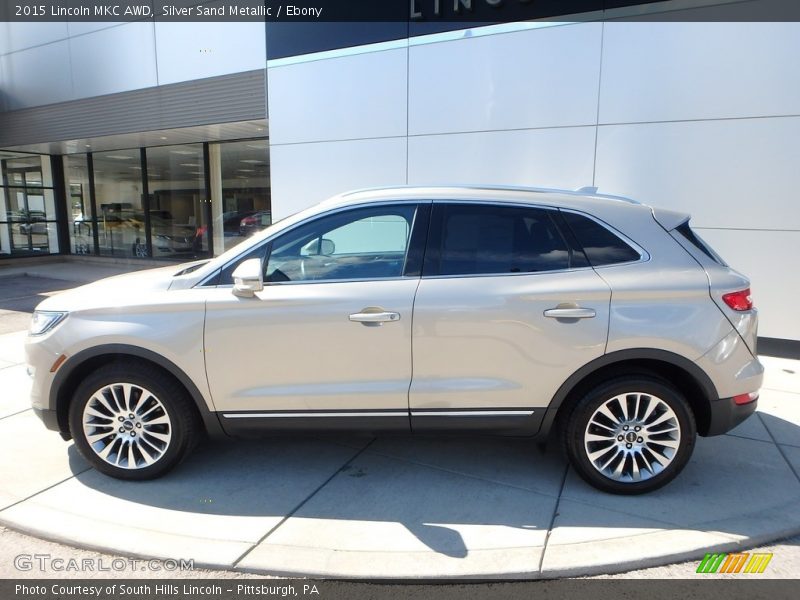 Silver Sand Metallic / Ebony 2015 Lincoln MKC AWD