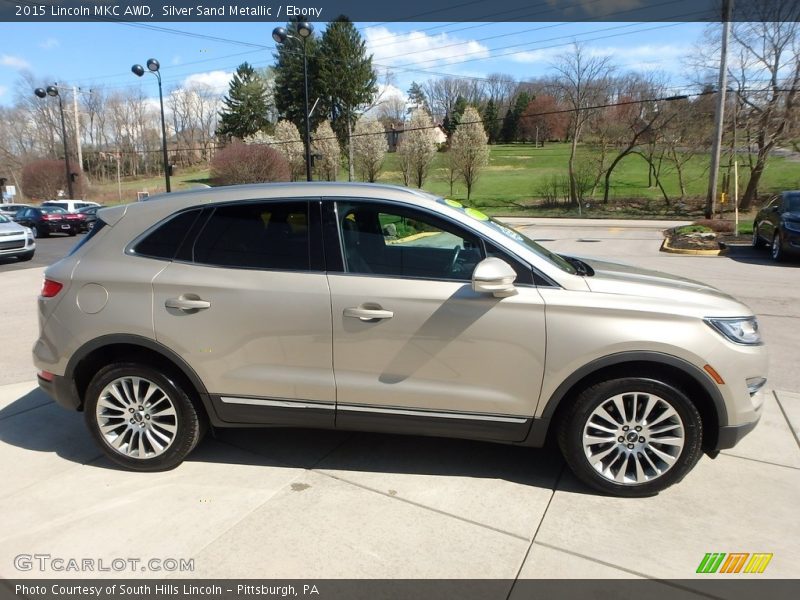Silver Sand Metallic / Ebony 2015 Lincoln MKC AWD