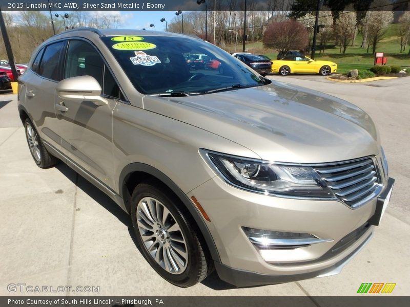 Silver Sand Metallic / Ebony 2015 Lincoln MKC AWD