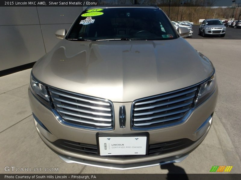 Silver Sand Metallic / Ebony 2015 Lincoln MKC AWD