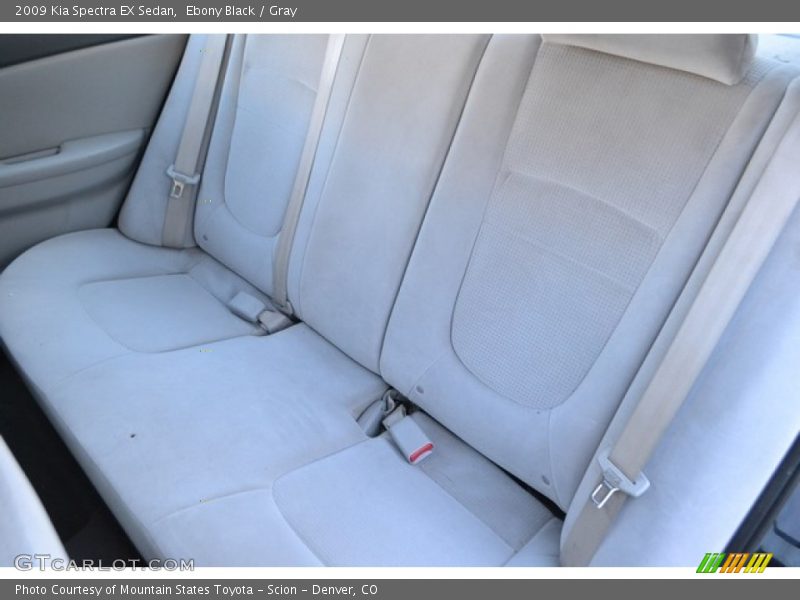 Ebony Black / Gray 2009 Kia Spectra EX Sedan