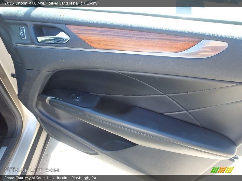 Silver Sand Metallic / Ebony 2015 Lincoln MKC AWD