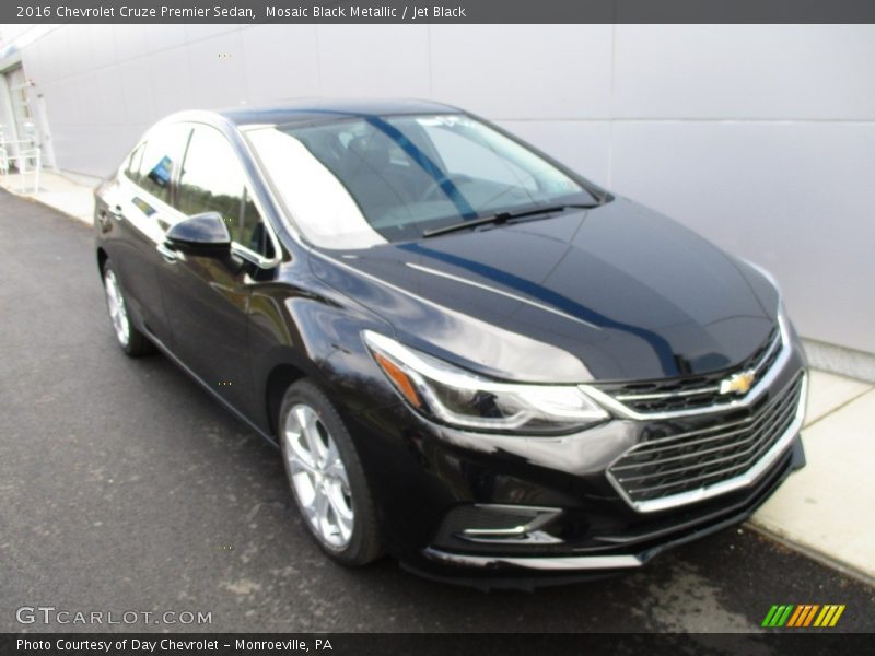 Mosaic Black Metallic / Jet Black 2016 Chevrolet Cruze Premier Sedan