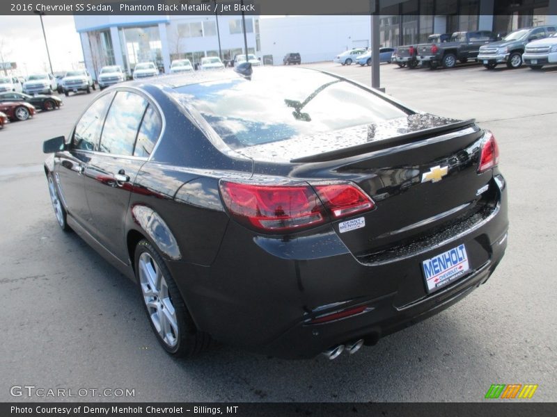 Phantom Black Metallic / Jet Black 2016 Chevrolet SS Sedan