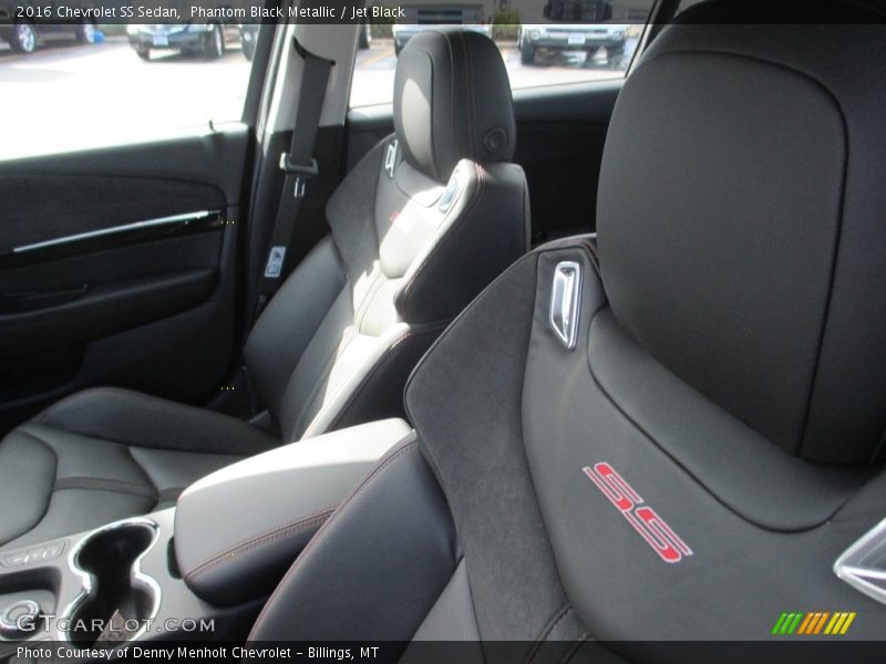 Phantom Black Metallic / Jet Black 2016 Chevrolet SS Sedan