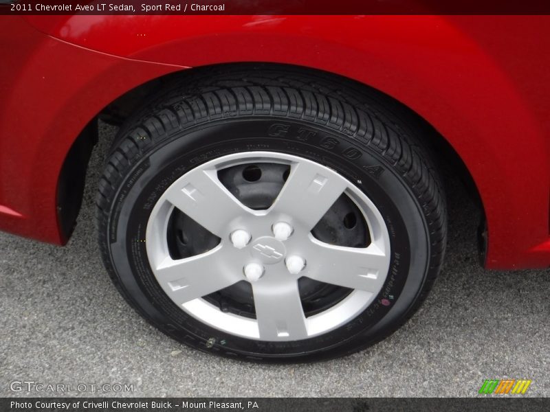 Sport Red / Charcoal 2011 Chevrolet Aveo LT Sedan
