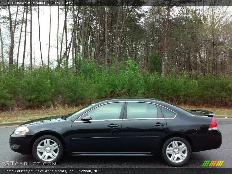 Black / Gray 2011 Chevrolet Impala LT