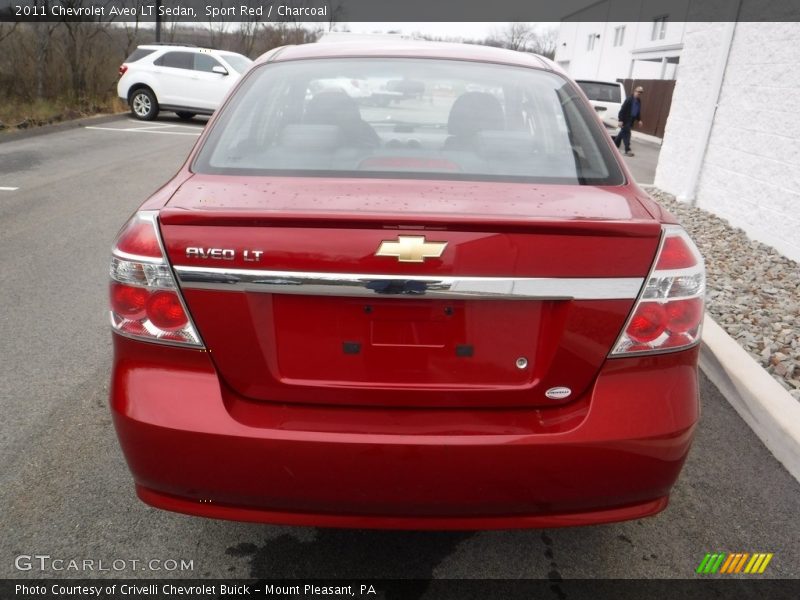 Sport Red / Charcoal 2011 Chevrolet Aveo LT Sedan