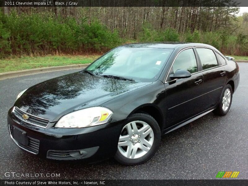 Black / Gray 2011 Chevrolet Impala LT