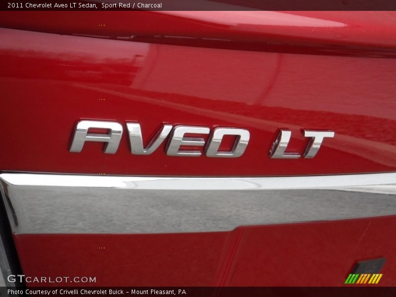 Sport Red / Charcoal 2011 Chevrolet Aveo LT Sedan
