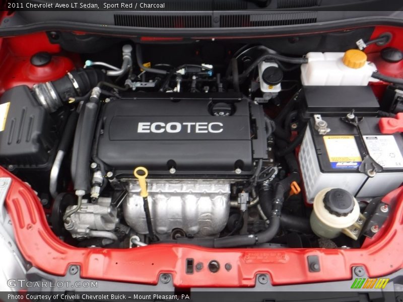 Sport Red / Charcoal 2011 Chevrolet Aveo LT Sedan