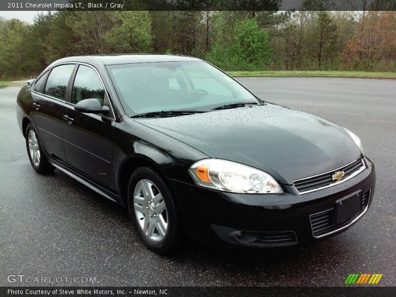 Black / Gray 2011 Chevrolet Impala LT