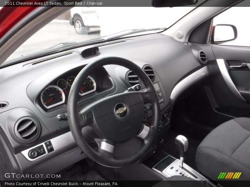 Sport Red / Charcoal 2011 Chevrolet Aveo LT Sedan