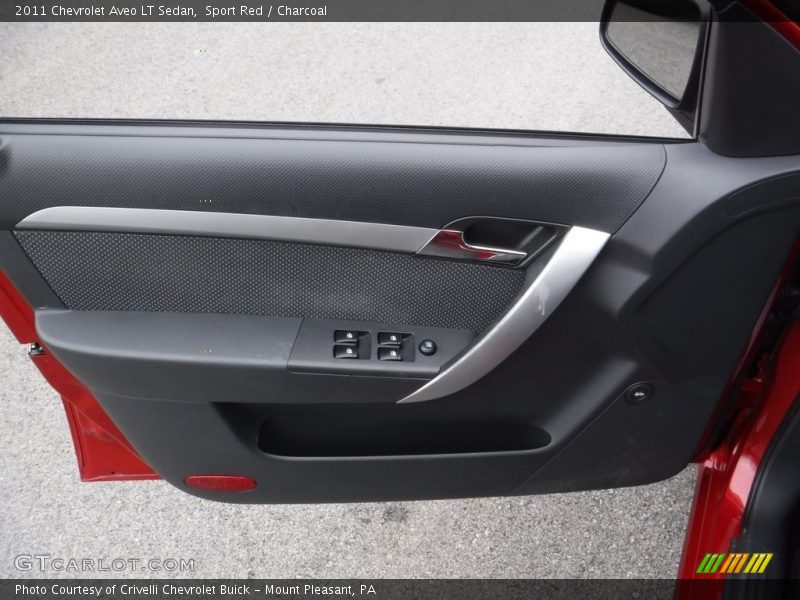 Sport Red / Charcoal 2011 Chevrolet Aveo LT Sedan