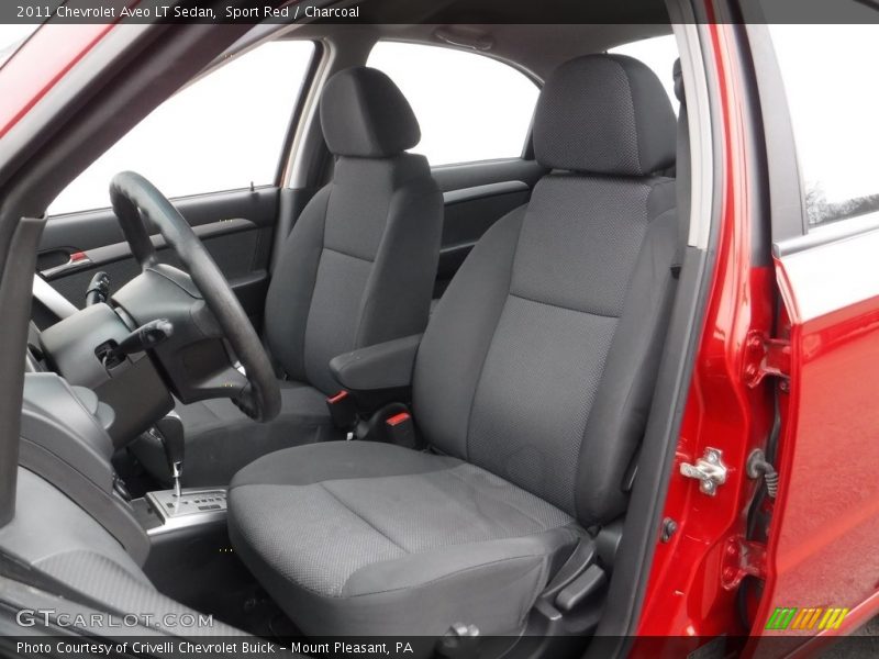 Sport Red / Charcoal 2011 Chevrolet Aveo LT Sedan