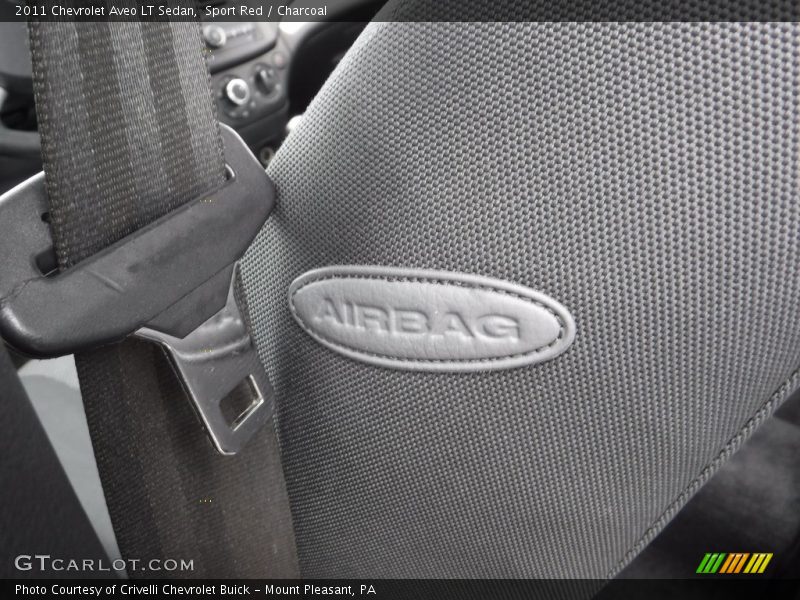 Sport Red / Charcoal 2011 Chevrolet Aveo LT Sedan