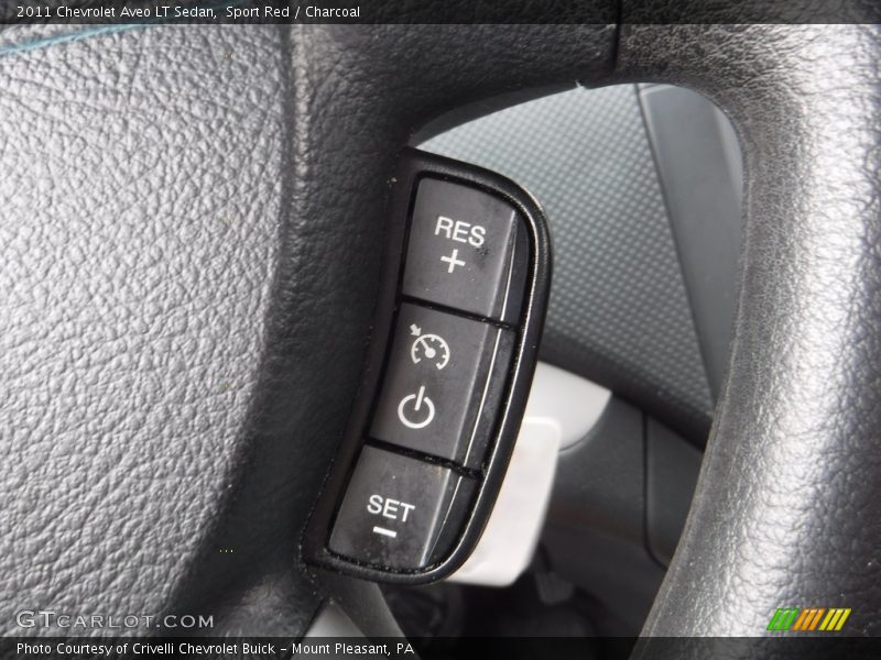 Sport Red / Charcoal 2011 Chevrolet Aveo LT Sedan