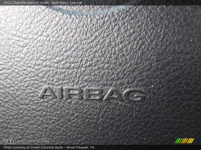 Sport Red / Charcoal 2011 Chevrolet Aveo LT Sedan