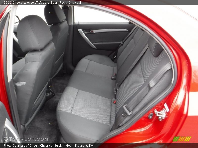 Sport Red / Charcoal 2011 Chevrolet Aveo LT Sedan
