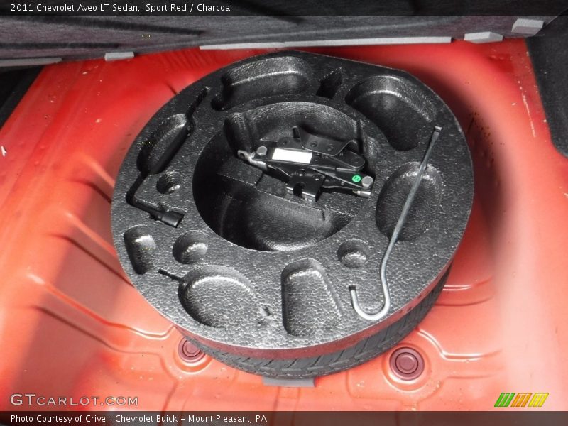 Sport Red / Charcoal 2011 Chevrolet Aveo LT Sedan