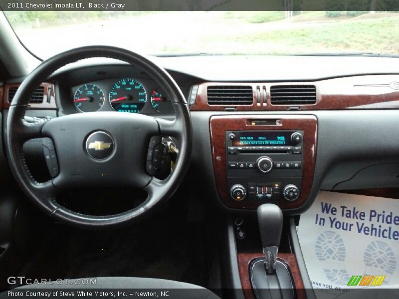 Black / Gray 2011 Chevrolet Impala LT