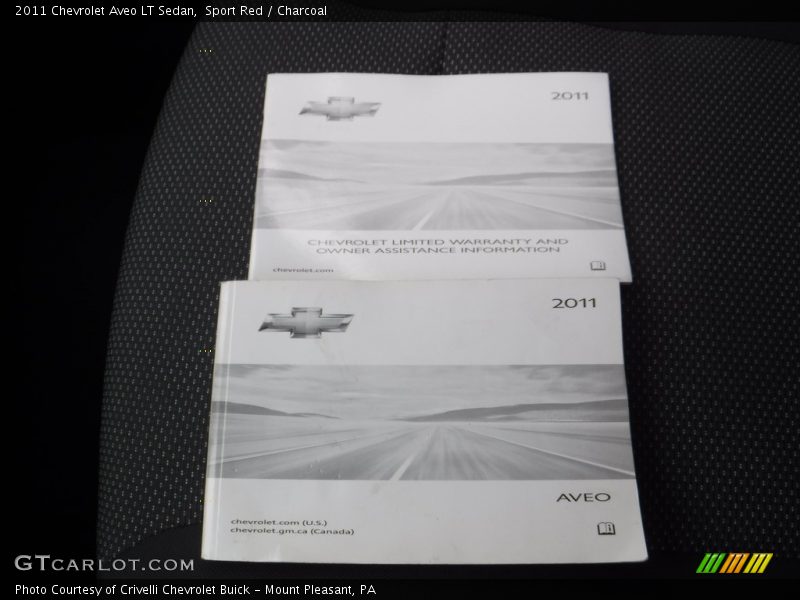 Sport Red / Charcoal 2011 Chevrolet Aveo LT Sedan