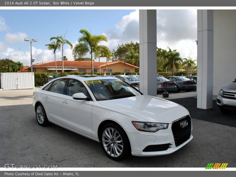 Ibis White / Velvet Beige 2014 Audi A6 2.0T Sedan