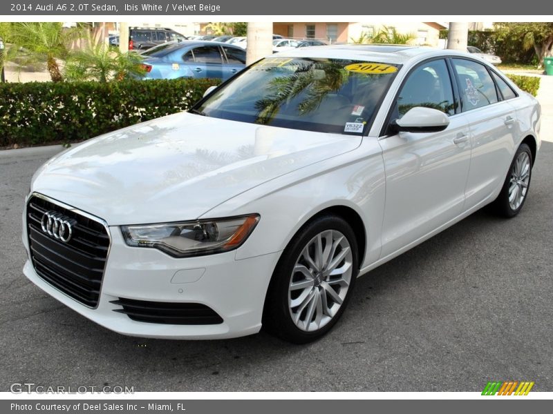 Ibis White / Velvet Beige 2014 Audi A6 2.0T Sedan