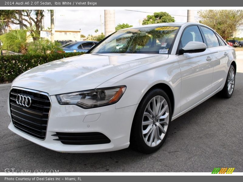 Ibis White / Velvet Beige 2014 Audi A6 2.0T Sedan