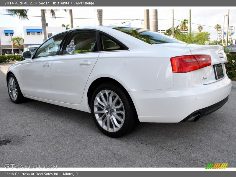 Ibis White / Velvet Beige 2014 Audi A6 2.0T Sedan
