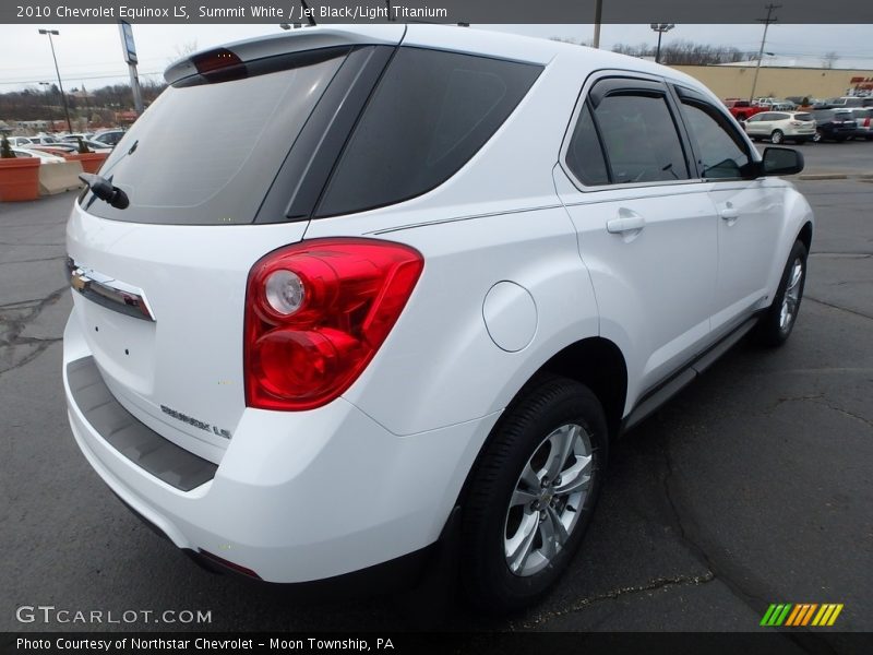Summit White / Jet Black/Light Titanium 2010 Chevrolet Equinox LS