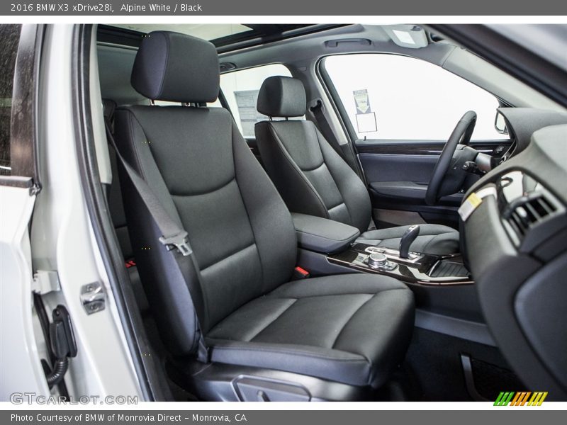 Alpine White / Black 2016 BMW X3 xDrive28i