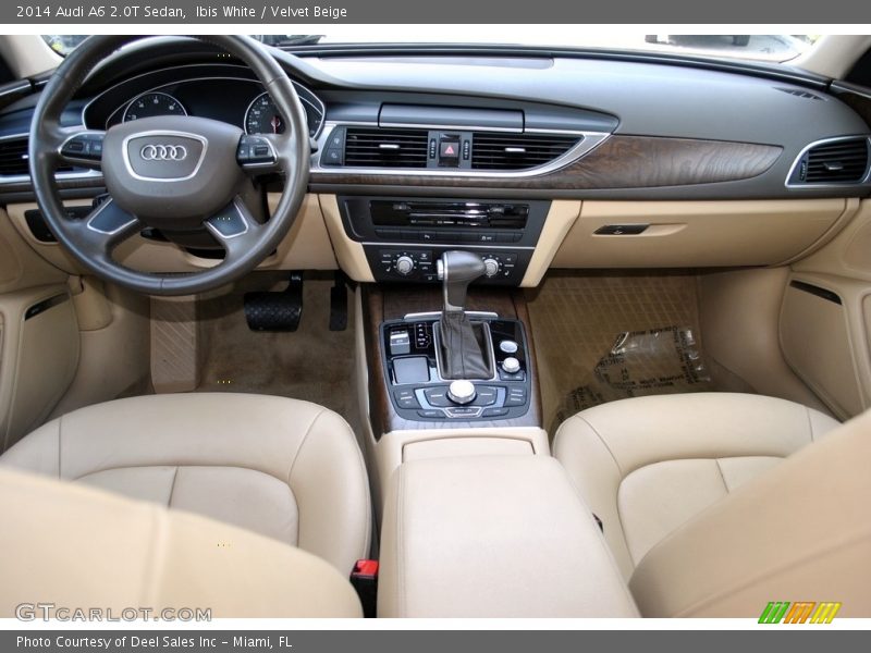 Ibis White / Velvet Beige 2014 Audi A6 2.0T Sedan