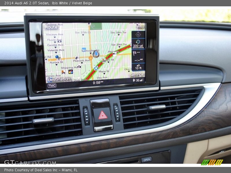 Ibis White / Velvet Beige 2014 Audi A6 2.0T Sedan