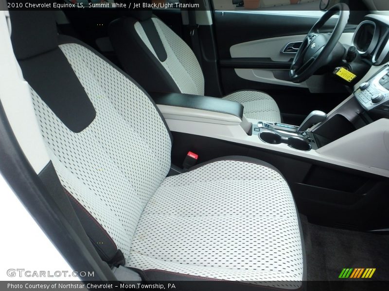 Summit White / Jet Black/Light Titanium 2010 Chevrolet Equinox LS
