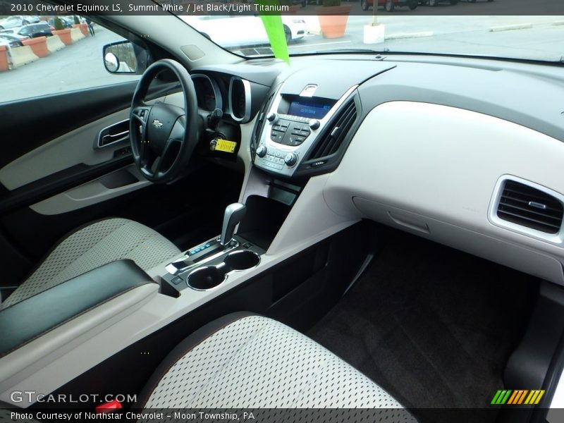 Summit White / Jet Black/Light Titanium 2010 Chevrolet Equinox LS