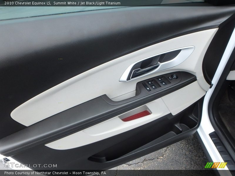 Summit White / Jet Black/Light Titanium 2010 Chevrolet Equinox LS