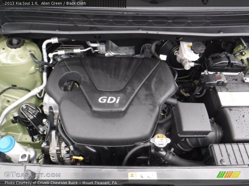 Alien Green / Black Cloth 2013 Kia Soul 1.6