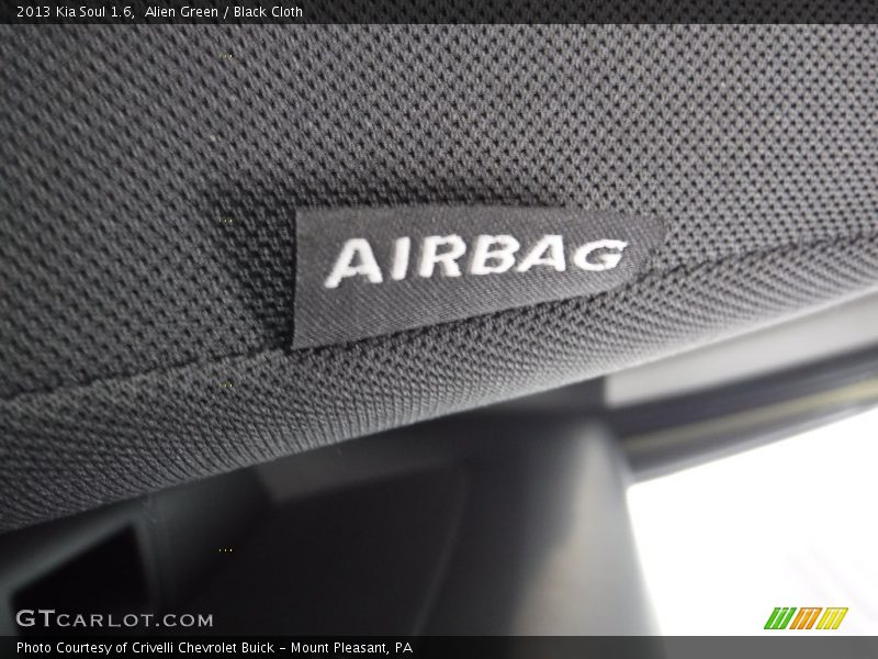 Alien Green / Black Cloth 2013 Kia Soul 1.6