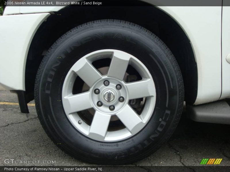 Blizzard White / Sand Beige 2006 Nissan Armada LE 4x4