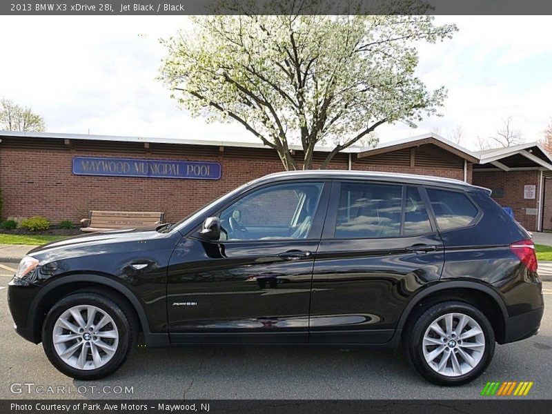 Jet Black / Black 2013 BMW X3 xDrive 28i