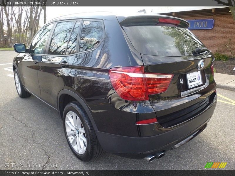 Jet Black / Black 2013 BMW X3 xDrive 28i