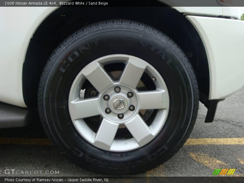Blizzard White / Sand Beige 2006 Nissan Armada LE 4x4
