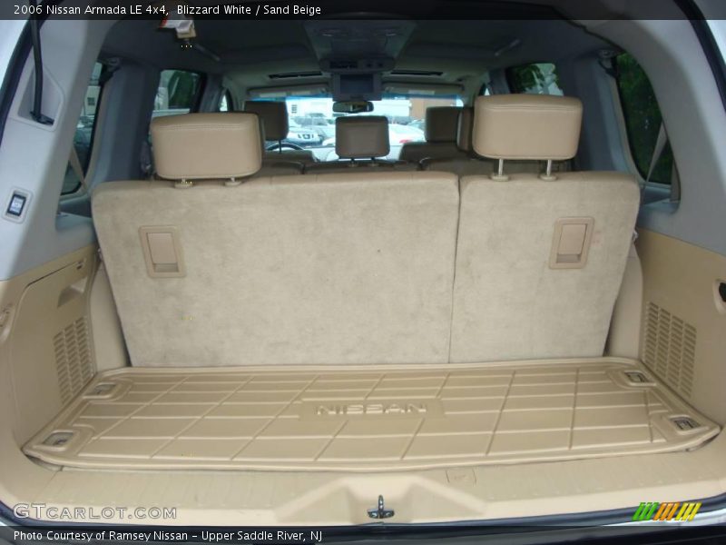 Blizzard White / Sand Beige 2006 Nissan Armada LE 4x4
